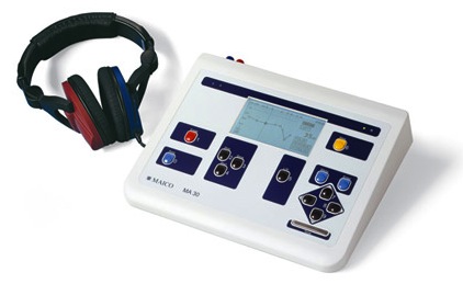 Audiometer fror hearing tests